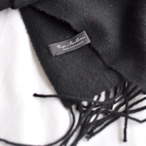 Black Cashmere Scarf
